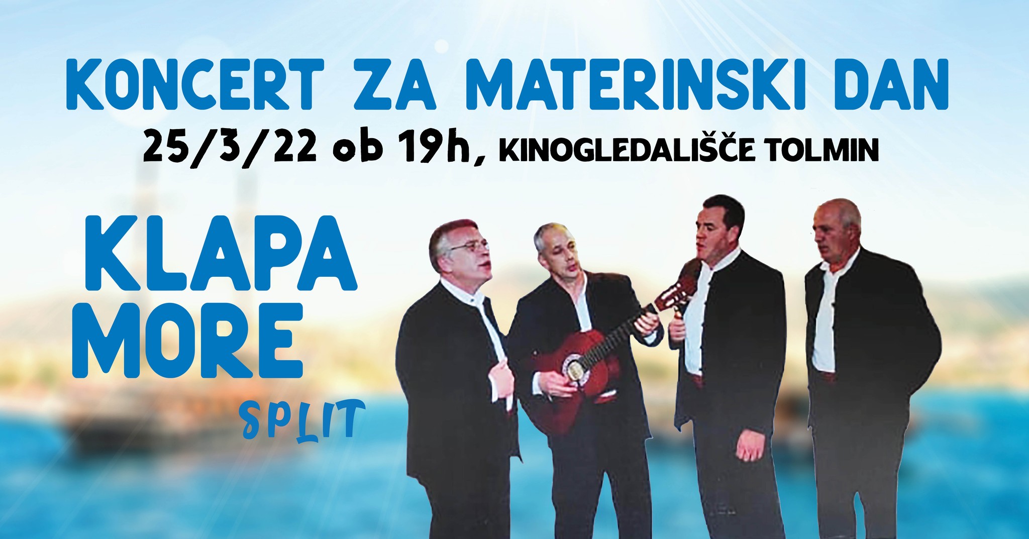 Koncert klape More iz Splita ob materinskem dnevu