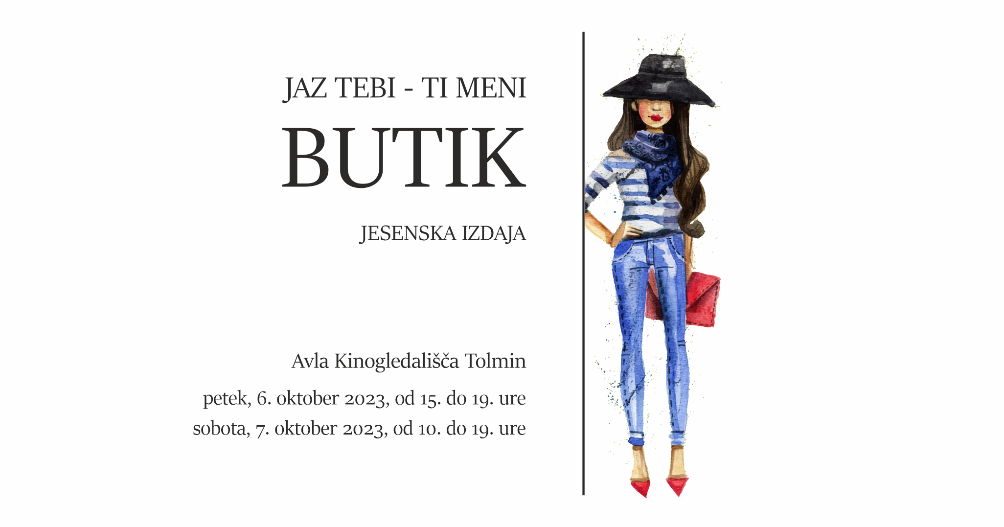 JAZ TEBI - TI MENI, izmenjevalnica oblačil