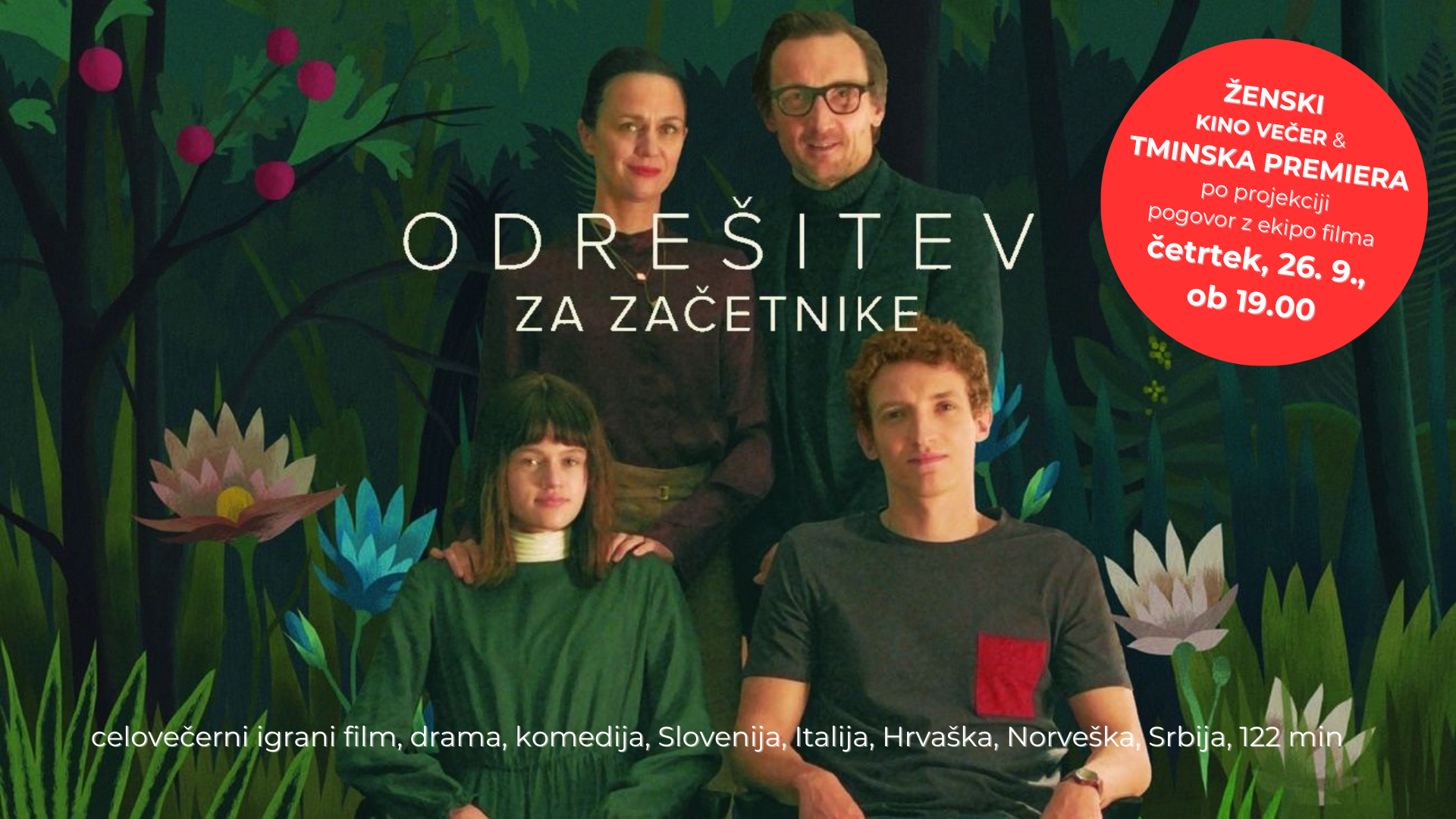 ODREŠITEV ZA ZAČETNIKE (drama) (pogovor z ekipo)