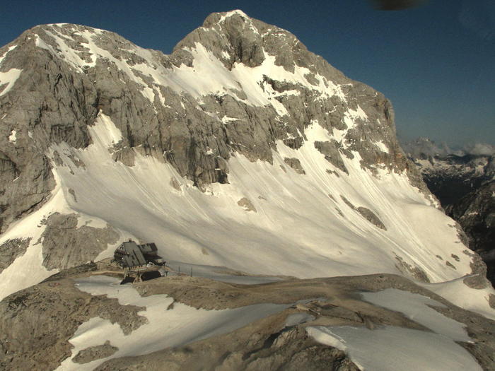 RAZSTAVA ZELENI PLAZ, 70 let opazovanj Triglavskega ledenika, predavanje mag. Mitje Pavška