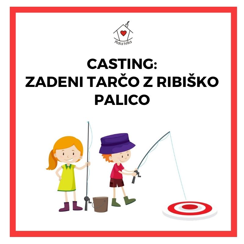 Casting: zadeni tarčo z ribiško palico (Predstavitev za osnovnošolce)