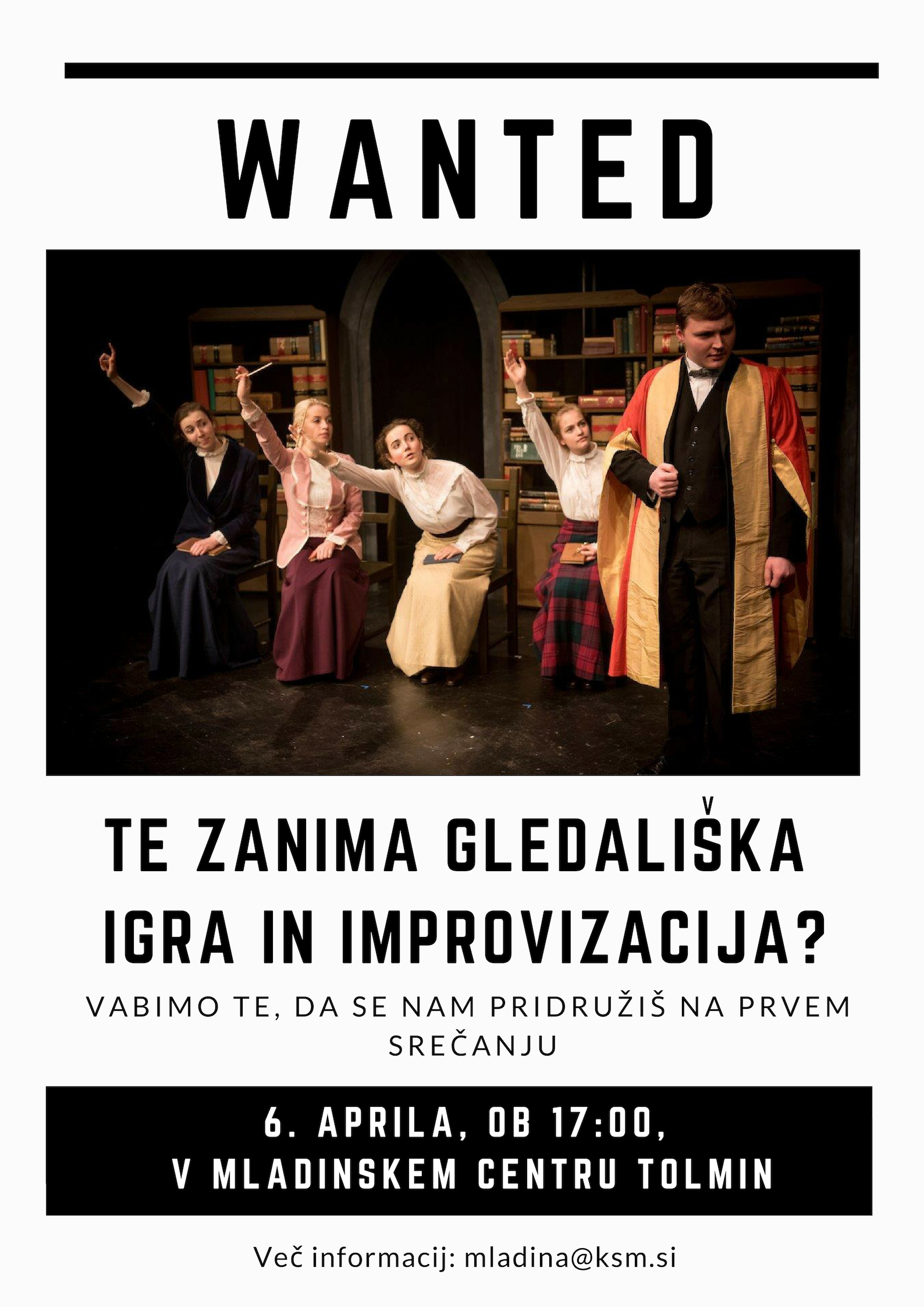 Prvo srečanje gledališke skupine za mlade