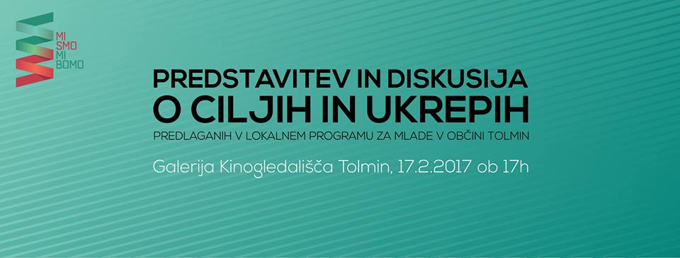 MI SMO MI BOMO - predstavitev in diskusija o ciljih in ukrepih