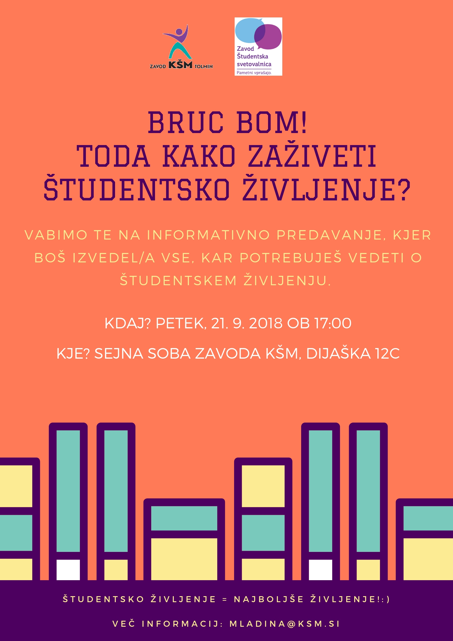 Bruc bom! Toda kako zaživeti študentsko življenje?