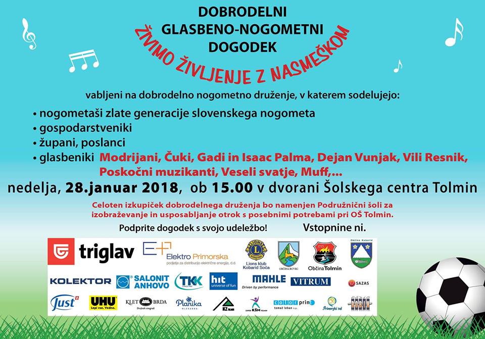 DOBRODELNI GLASBENO-NOGOMETNI DOGODEK