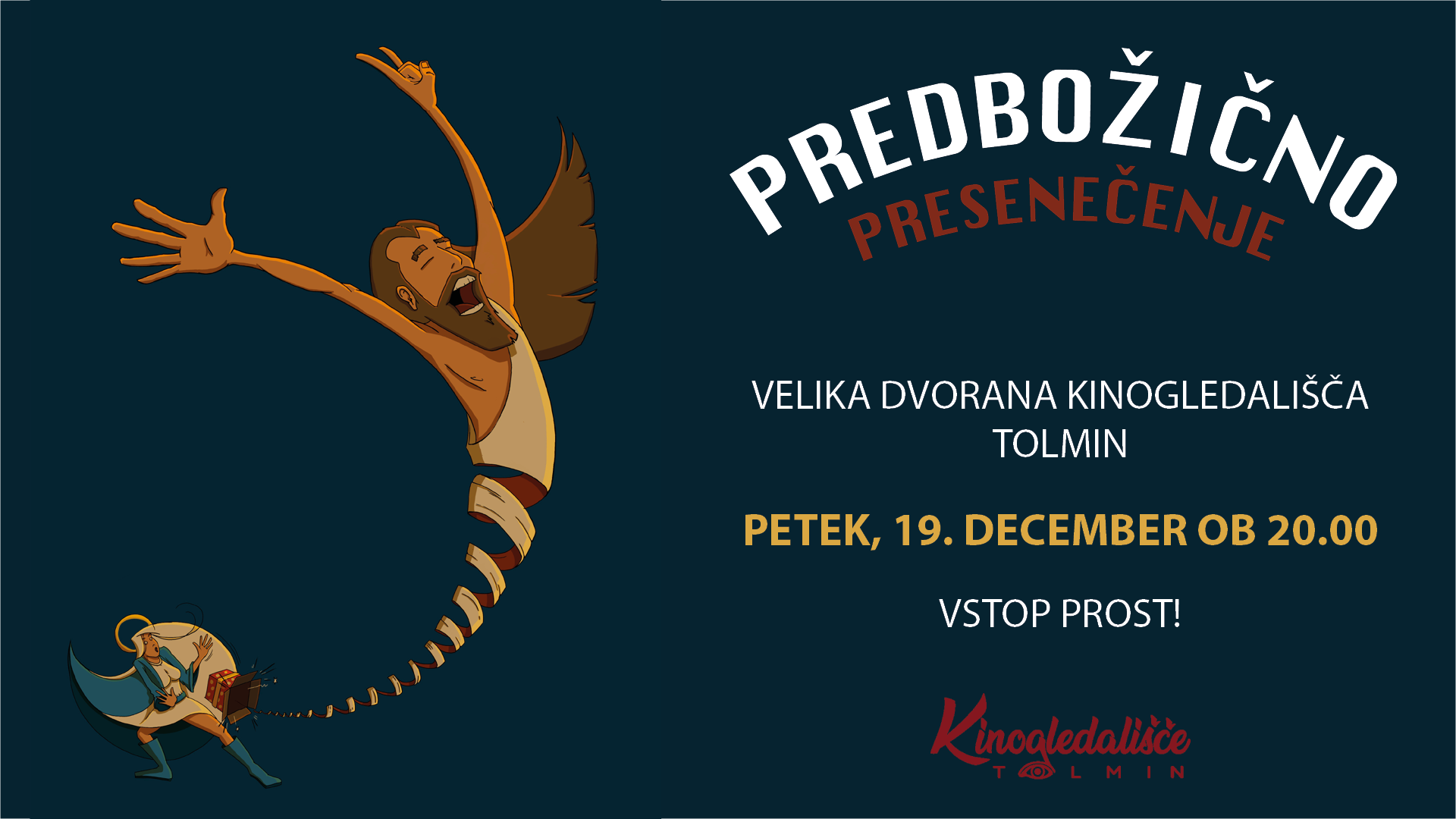 PREDBOŽIČNO PRESENEČENJE, tminski projekt (org. Andrej Bašič)