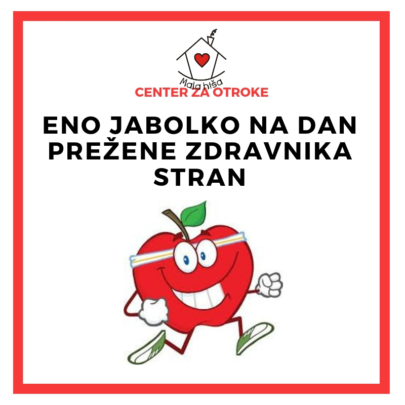 Eno jabolko na dan prežene zdravnika stran (delavnica na temo zdravega načina življenja za osnovnošolce)