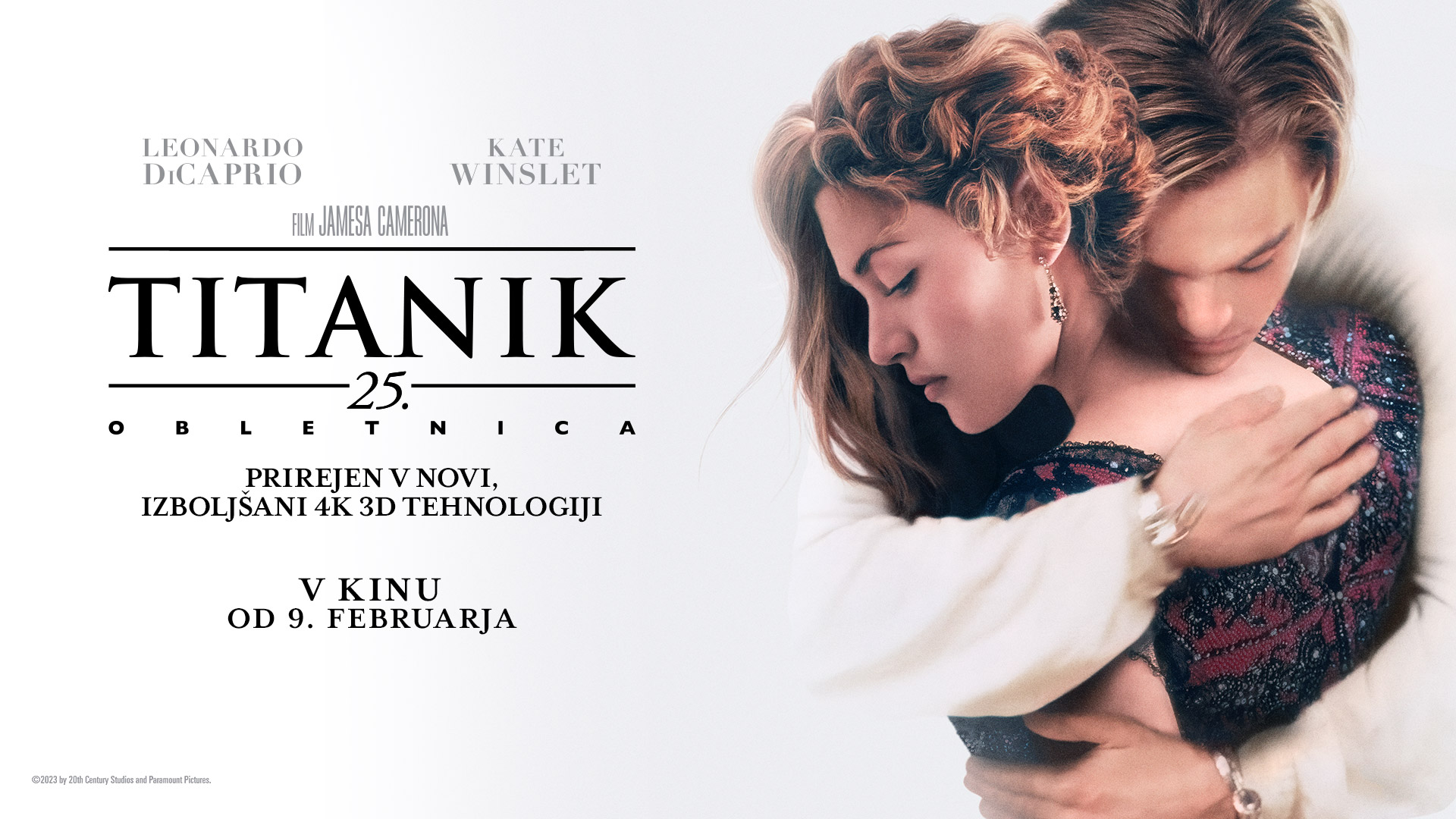 Kino Valentin: TITANIK 3D (romantična klasika)