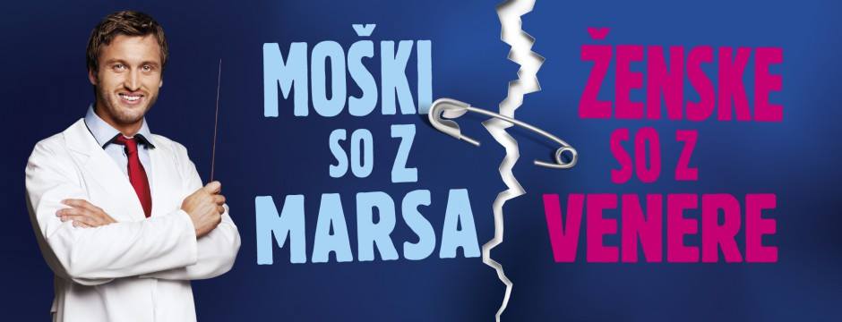 RAZPRODANO! MOŠKI SO Z MARSA, ŽENSKE SO Z VENERE (Monokomedija, Denis Avdić)