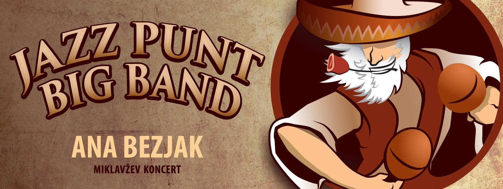 Koncert: MIKLAVŽEV LATINO VEČER: JAZZ PUNT BIG BAND Z ANO BEZJAK