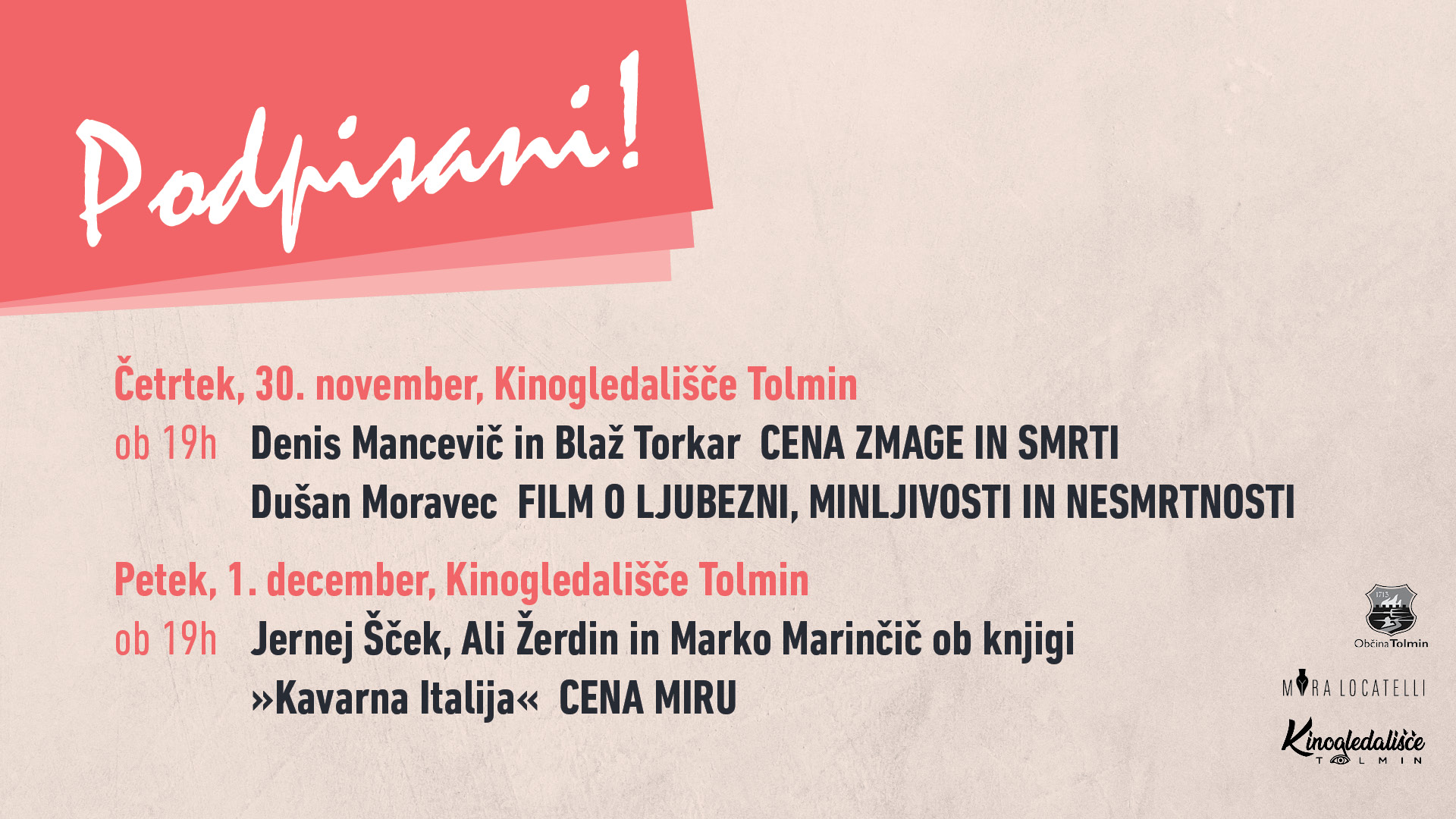 PODPISANI! 2023 - CENA VOJNE (Cena miru)